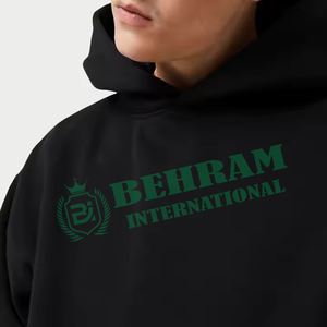 Sudadera con capucha unisex de algodón 100% mezclado, transpirable, de secado rápido, cómoda, de corte regular y hombros caídos, 400 g/m². - Product Image 5