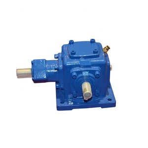 <b>T</b> Series 90 Degree Bevel Gear Box 1:1 3 Way Bevel Gearboxes Right Angle Hollow Shaft Gearbox Reducer - Product Image 2