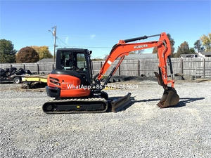 Mini-excavatrice d'occasion Kubota Kx057-4 avec flèche pivotante à vendre à prix réduit - Product Image 5