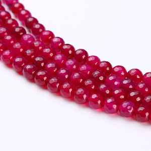 Pierres précieuses naturelles à taille brillante pour la fabrication de bijoux, perles d'agate et de cornaline de 8 mm et 3 mm de hauteur - Product Image 4