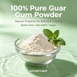 Gomme de Guar <span class=keywords><strong>E412</strong></span> de Qualité Alimentaire, Épaississant Naturel, Liant et Stabilisateur pour Aliments pour Animaux, Nourriture Humide pour Chiens et Chats, Transformation de Viandes en Conserve, <span class=keywords><strong>Halal</strong></span>, ISO - Product Image 5