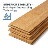 Plancher composite en bambou pour intérieur, texture chaleureuse, performance durable pour la décoration de la maison et des chambres d'hôtes