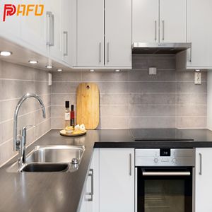 Gabinetes de Cocina Modernos de Madera Maciza Estilo Americano, Grifo de Mármol de Lujo, Cajón con Bisagras, Fregadero Reforzado, Diseño Inteligente - Product Image 6