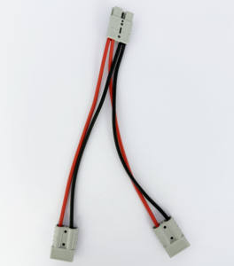 摩托车用新能源大电流储能连接线50A一对二10AWG 8AWG 10m聚氯乙烯延长线 - Product Image 1