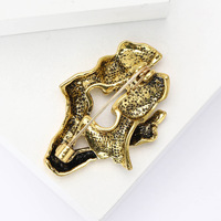 Nouvelle mode Vintage personnalité alliage baiser amoureux broche pour unisexe vacances cadeau de mariage