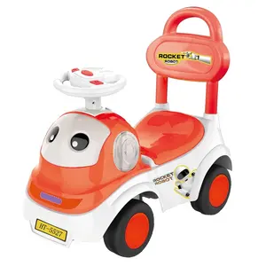 Brinquedo de carro 3 em 1 para crianças, brinquedo de desenho animado robô com som, luz, encosto, passeio de carro para criança, meninos e meninas, HT-5527