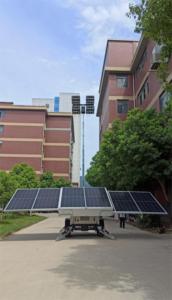 4x500 wát LED năng lượng mặt trời tháp ánh sáng 9M thủy lực mast lai biến tần năng lượng mặt trời điện năng lượng mặt trời hệ thống năng lượng - Product Image 4