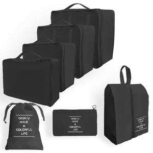 7 Set Carry Luggage Bag Packing Clothes <b>Storage</b> Washable Laundry Bags for <b>Suitcases</b> Travel Gifts - Product Image 4