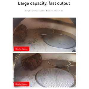 <span class=keywords><strong>Four</strong></span> <span class=keywords><strong>à</strong></span> pizza en <span class=keywords><strong>bois</strong></span> de qualité industrielle avec revêtement réfractaire pour une production <span class=keywords><strong>à</strong></span> haut volume en continu - Product Image 6