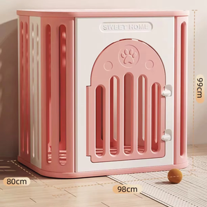 Niche d'intérieur tout-en-un pour chiens <span class=keywords><strong>de</strong></span> petite et moyenne taille, lit et villa pour chats, toilettes et meubles pour animaux domestiques. - Product Image 6