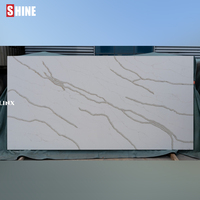 Dalles de pierre de quartz en livraison directe 3200x1600mm – Grande réduction pour les plans de travail de salles de réunion de bureau