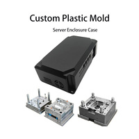 Moulage par injection de boîtiers en plastique ventilés pour châssis électroniques, pièces irrégulières personnalisées OEM, outillage de moulage de précision