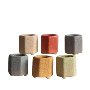 Vente en gros <span class=keywords><strong>pas</strong></span> <span class=keywords><strong>cher</strong></span> <span class=keywords><strong>mini</strong></span> pot de fleurs 3D décoration de jardin plantes succulentes cactus rectangle carré cercle hexagone jardinière - Product Image 1