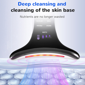 Herramienta para el Cuidado de la Piel Dolphins, Dispositivo de Belleza para Rostro y Cuello, 7 Colores, Portátil, Alimentado por USB, Palo de Plástico para Masajeador Facial - Product Image 4