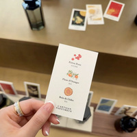 Cartes de visite blanches jetables personnalisées avec bandelettes de test en papier parfumé pour le test de parfums et d'huiles essentielles