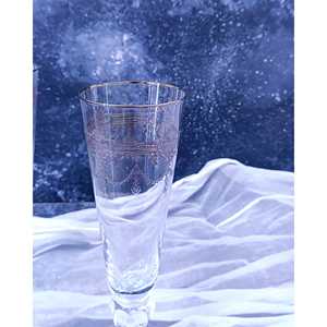 Ensemble de 12 flûtes en cristal sérigraphiées Dionigi, élégants ensembles de service pour boissons - Product Image 6