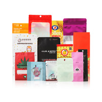 Sacs d'emballage alimentaire souples en plastique BOPP/VMPET/PE, imprimés sur mesure, thermoscellables, imperméables, avec fermeture éclair, pour snacks