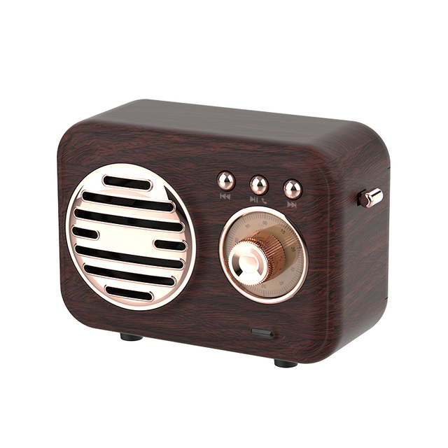 New Trending Retro bluetooth Speakers Stereo Bass Hands Free Call Portable Promotional Gift Studio Bass Speaker bluetooth