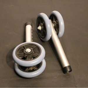 Ruedas de aleación de aluminio con funcionamiento silencioso, tipo varilla, para accesorios de ayudas para caminar - Product Image 1