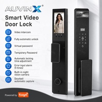 Cerradura Inteligente Auvinx para Puerta, Cerradura Digital con Cámara, Huella Dactilar, Contraseña, Tuya WIFI