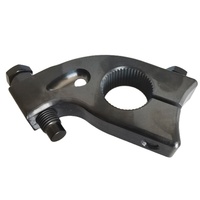 Foracing Nouvelle Barre de Torsion Noire en Titane 1-3/4" avec Raccord Splines 1-1/8"