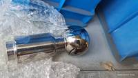 Balle de pulvérisation rotative sanitaire CIP de 50,5 mm en acier inoxydable 304 poli forgé pour le nettoyage des réservoirs et des conduites