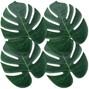 20 Pezzi di Foglie di Monstera Artificiali in Plastica, Decorazione Estiva Tropicale per Casa, Matrimoni e Feste Hawaiane - Product Image 3