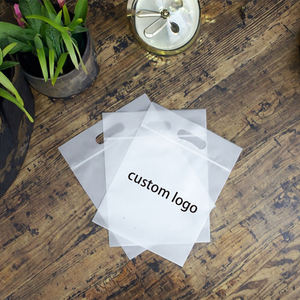 ถุงซิปล็อคพลาสติก PE แบบพิมพ์ลายตามสั่งสำหรับขายส่ง  แบบฝ้า  ปิดผนึกได้  สำหรับบรรจุภัณฑ์เสื้อผ้า  พร้อมพื้นผิวลายนูน - Product Image 2