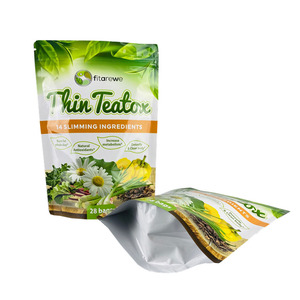 Embalaje de plástico para especias, paquete de alimentos con impresión personalizada de azúcar de coco, bolsa de té con cierre hermético de plástico - Product Image 3