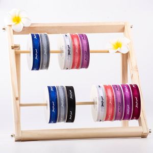 Cinta de Raso al por Mayor para Envolver Regalos y Decoraciones Navideñas, Hecha de Seda y Poliéster para Prendas - Product Image 3