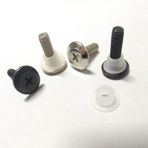 Vis de fixation pour hotte aspirante Just Range, 14 mm, avec rondelles en T et écrous à rivets pour montage sur verre courbé - Product Image 4