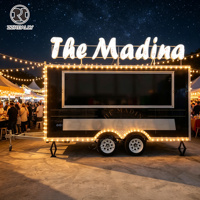 Food Truck de qualité restaurant entièrement équipé pour pizzas et burgers, certifié DOT VIN, cuisine commerciale
