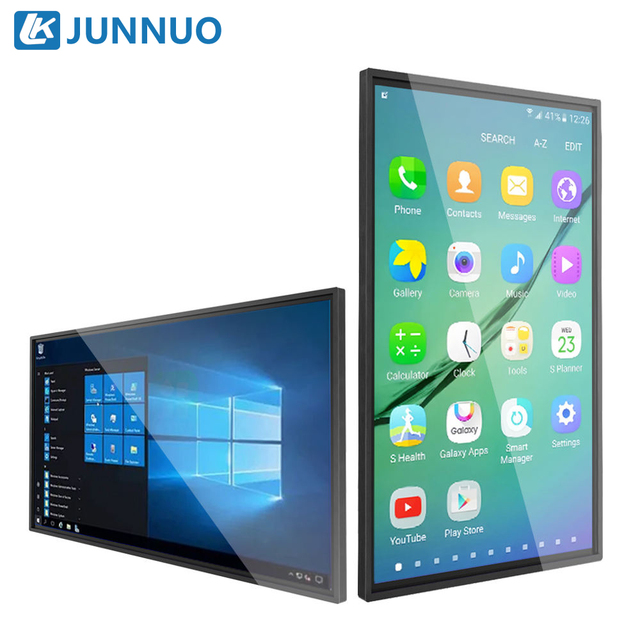 32 43 50 55 65 75 85 100 Inch Indoor Kiosk LCD Digital Signage Wall Mount Smart Touch Advertising Screen Display