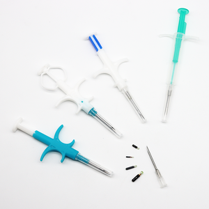 شريحة إلكترونية للحيوانات بتردد 13.56 ميجاهرتز NFC216، علامة زجاجية للتعريف بالحيوانات، رقاقة RFID مع محاقن لإدارة الماشية - Product Image 2