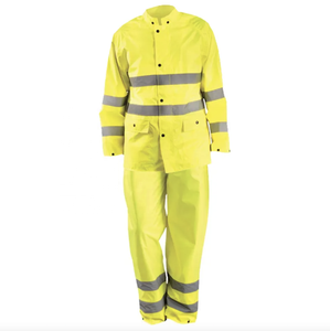 Chaqueta Impermeable con Capucha Wesure S4252, Reflectante y de Alta Visibilidad, Poncho Oxford para Seguridad en Exteriores - Product Image 3