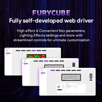 FURYCUBE M30HE High Performance Single-HandedMagnetic Switch Keyboard RGB 29 Keys Rapid Trigger Gamer Gaming Wired Keyboard