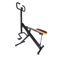 Appareil de fitness mécanique pour l'équitation, avec cadre en acier robuste, pour squats assistés et exercices abdominaux, pour usage domestique