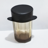 Couvre-gobelets en silicone personnalisés, anti-éclaboussures, durables et portables pour bars, fêtes et mariages - Options colorées et tailles sur mesure