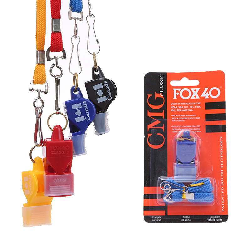 FOX40 Plastic Whistle 120DB - Ideal for Basketball & Refereeing