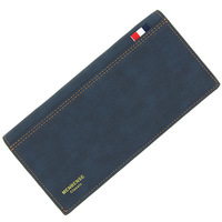 Dompet Pria Kulit PU Berkualitas Tinggi Murah Model Vintage Pendek Tipis Tahan Air Hadiah Bisnis