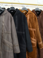 Nouvelle Tunique Longue à Capuche Zippée Brodé pour Homme, Hiver, en Fausse Fourrure, Style Marocain, Manteau Long Musulman, Jubba, Vente en Gros