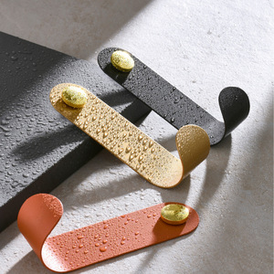 Gancho de hierro para colgar en la pared para sombreros y abrigos - Colgador desmontable para puerta de armario - Perchero colgante - Product Image 6