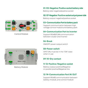 高電圧ラックタイプ45kwh50kwh30kwソーラーバッテリーソーラーバッテリーパックEssソーラーシステム用20kwhリチウムバッテリー - Product Image 4