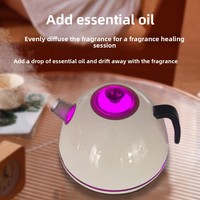 Diffuseur d'aromathérapie domestique de type théière, diffuseur de parfum automatique à brancher, humidificateur, huiles essentielles, silencieux