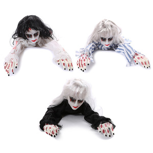 Décoration d'Halloween DAMAI : Fantôme rampant en plastique, télécommandé, accessoire d'horreur pour décoration de fête intérieure - Product Image 1