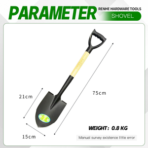 Xác minh Nhà cung cấp nông nghiệp dụng cụ cầm tay nông nghiệp mangan thép vườn mini xẻng với gỗ xử lý - Product Image 2