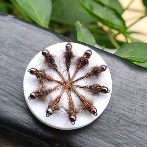 Ninfa de cola de faisán que se hunde rápidamente, Mosca de Ninfa húmeda realista <span class=keywords><strong>para</strong></span> Señuelos de Pesca de <span class=keywords><strong>trucha</strong></span>, cebos, señuelo de pesca con mosca - Product Image 3