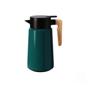 1000ML Coffee Flask Thermos Arabic Dallah Coffee Pot Vacuum Flasks Stainless Steel Water Jug