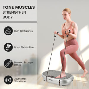EILISON HEIẞE Crazy Fit Massage Vibrationsplatte Ganzkörpertraining Fitnessplattform - Product Image 2