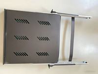Rak Server Kabinet Jaringan 19-Inci, Baki dari Plat Baja SPCC Ukuran 450x430mm, Ukuran Opsional